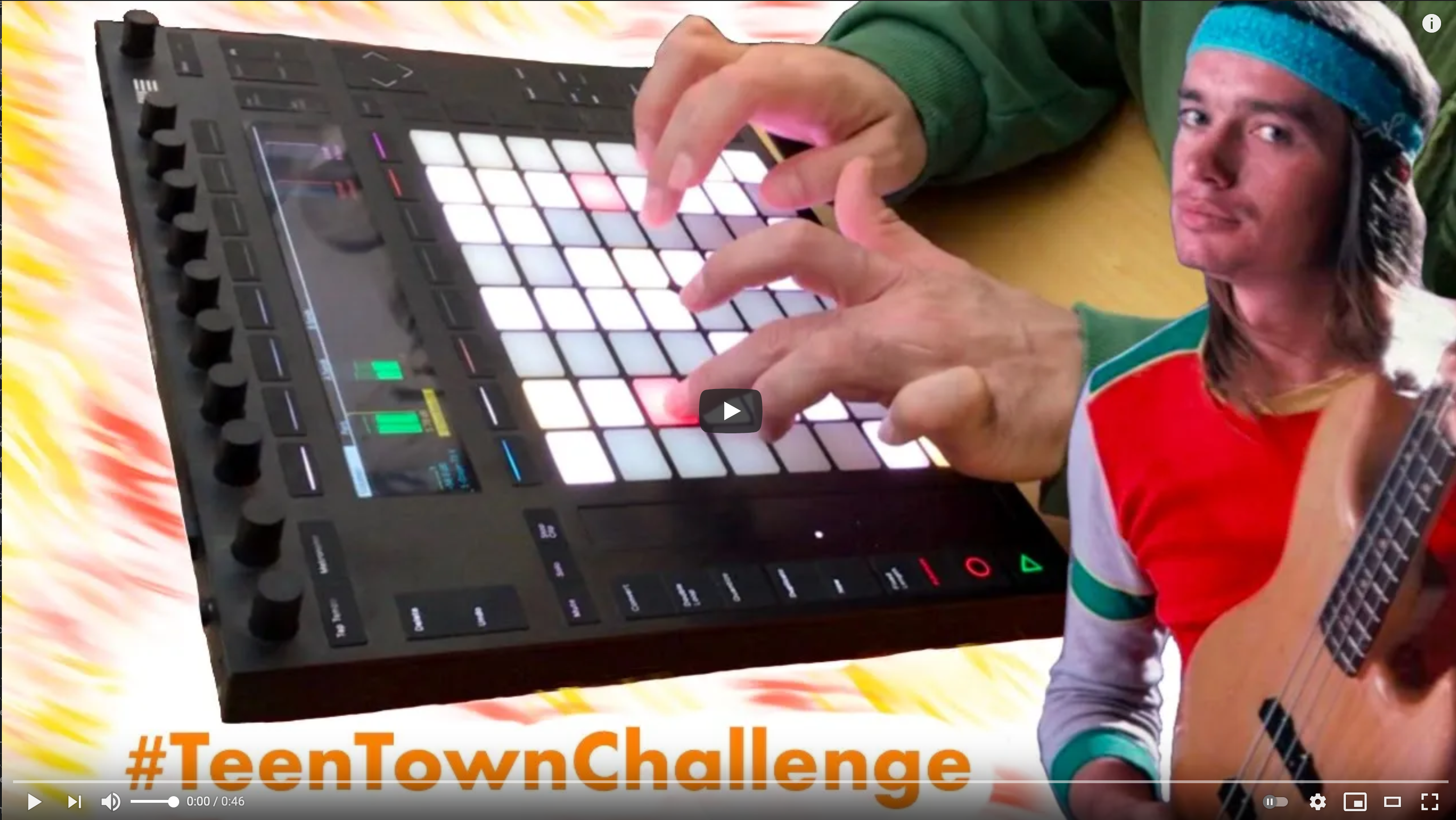 Ableton PUSH #TeenTownChallenge … Can You Do It???